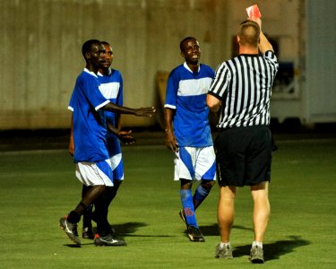 Camp Lemonnier World Cup - Djibouti vs. USA 140202-N-LE393-605