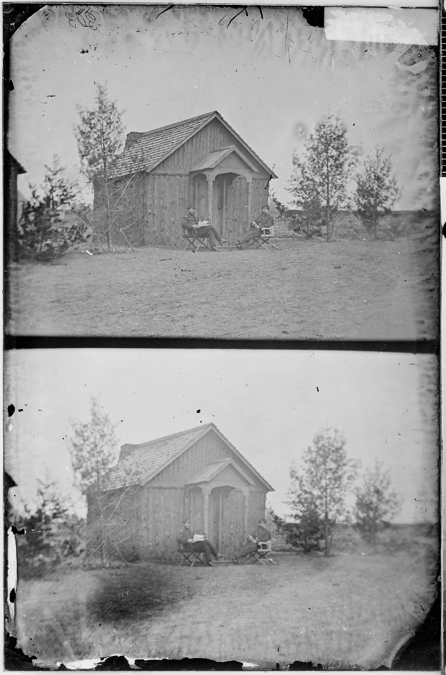 Camp near Globe Tavern, near Petersburg, Va - NARA - 526174