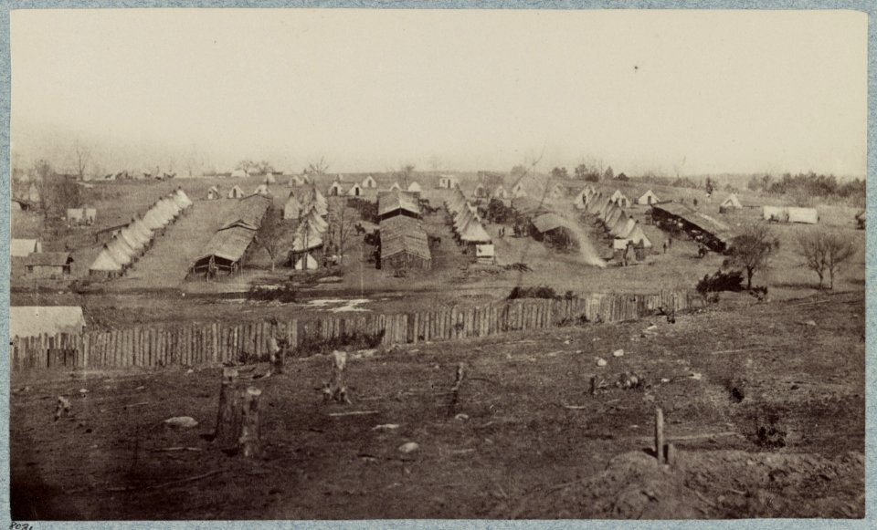 Camp of 2d Massachusetts Cavalry Vienna, Va. Feb., 1864 LCCN2012648025
