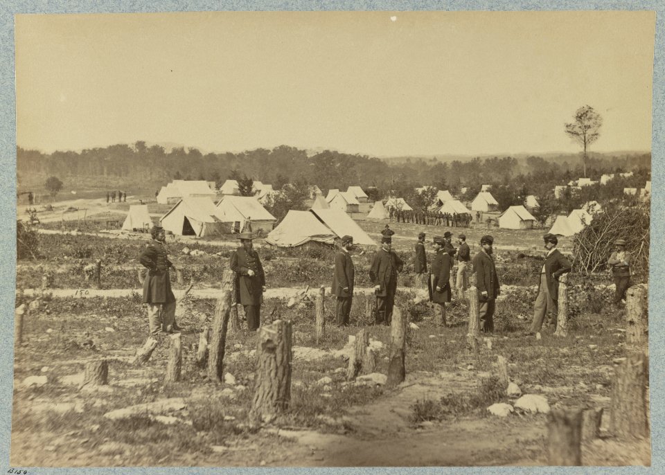 Camp of 30th Pennsylvania Infantry LCCN2012648032