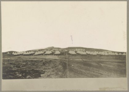 Camp of 40th Mass. Infantry Miner's Hill, Va LCCN2012648048