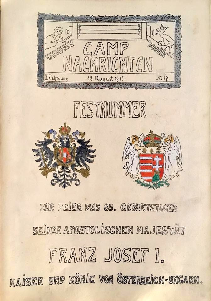 Camp Nachrichten, Fort Verdala (Austro-Hungarian POWs in Malta)
