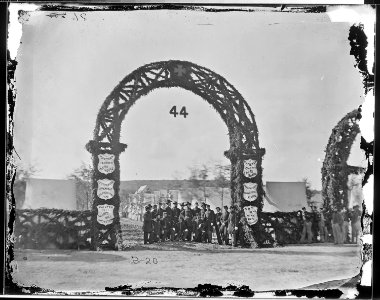 Camp of 44th Infantry near Alexandria, Virginia. (3996036712)