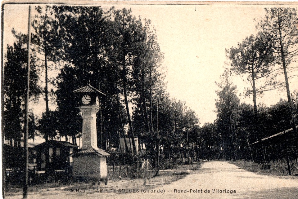 Camp militaire de Souge (Gironde) c 1925