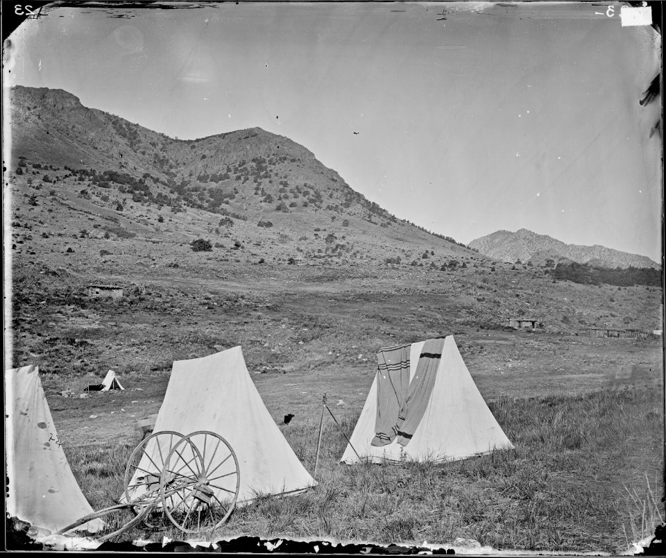 CAMP NEAR BELMONT, NEVADA - NARA - 524126