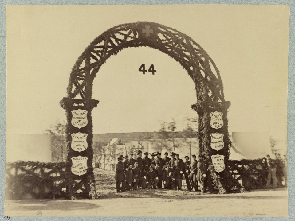 Camp of 44th New York Infantry near Alexandria, Va LCCN2012648031