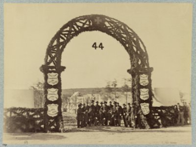 Camp of 44th New York Infantry near Alexandria, Va LCCN2012648031