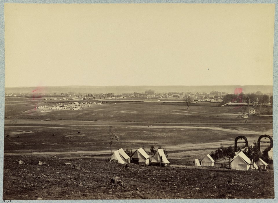 Camp of 44th New York Infantry near Alexandria, Va LCCN2014645750