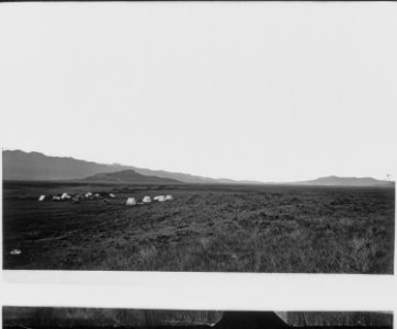 Camp near the head of Cache Valley, Utah - NARA - 516657 photo