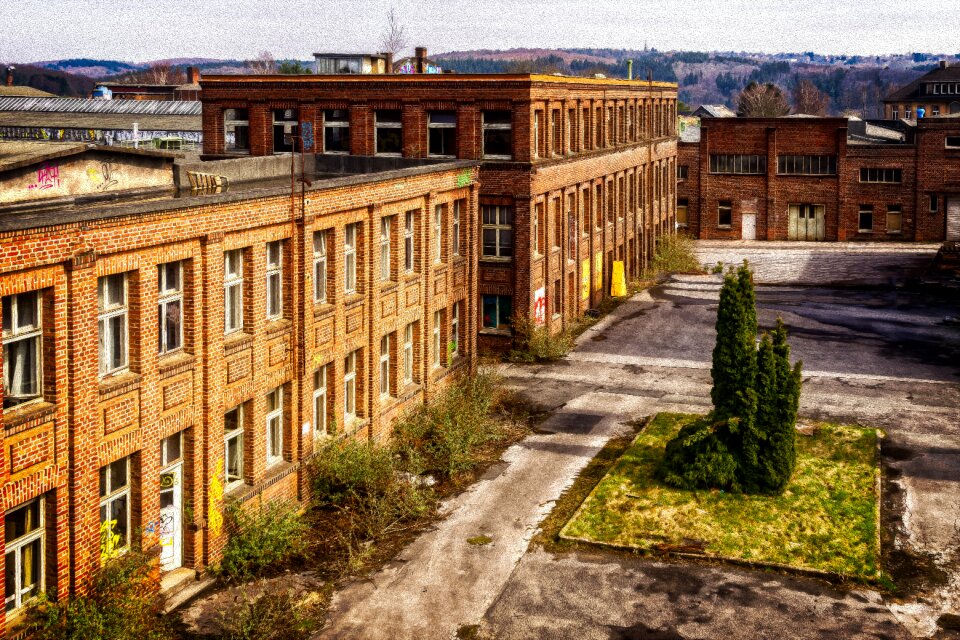 Industrial plant factory building industry photo