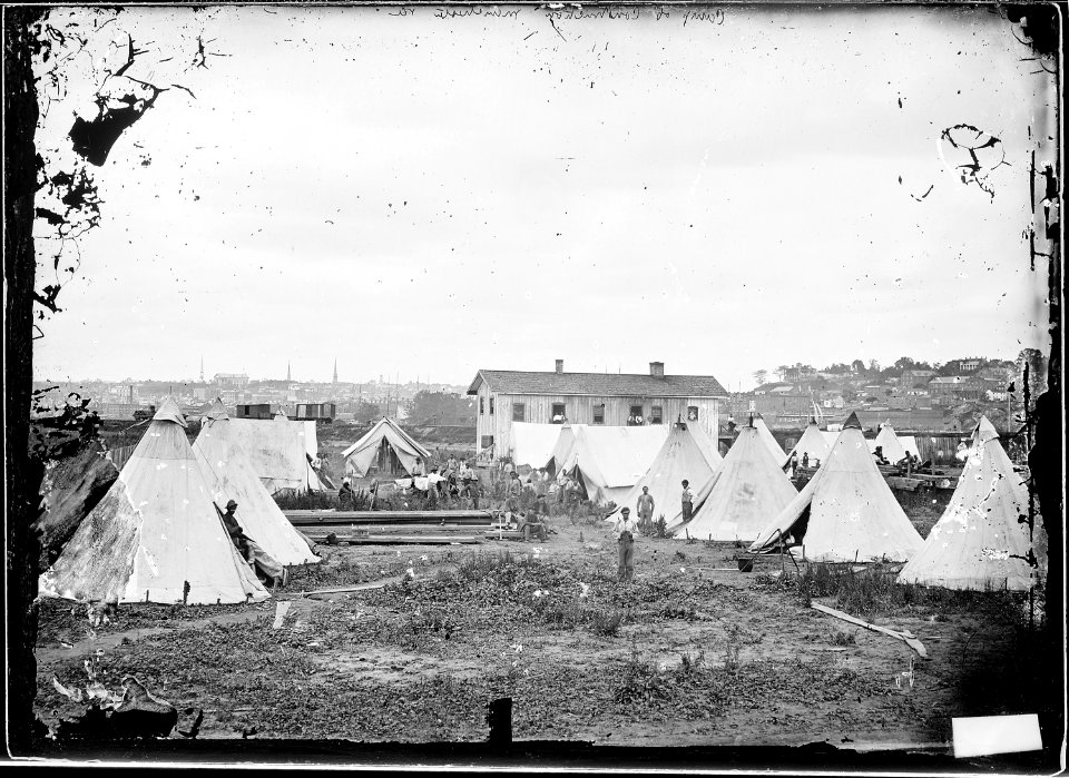 Camp of Contrabands, Manchester, Va - NARA - 528955