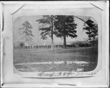 Camp of 28th Wisconsin - NARA - 527622