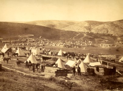 Camp of the 5th Dragoons near Balaklava 1855