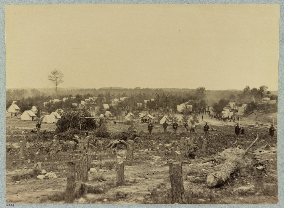 Camp of 30th Pennsylvania Infantry LCCN2012648034