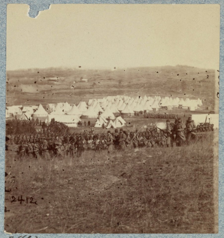 Camp of 31st Pennsylvania Infantry near Washington, D.C. 1862 LCCN2012649026