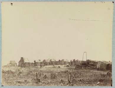 Camp of 3d Pennsylvania Cavalry, in front of Petersburg, Va., February, 1865 LCCN2012648012