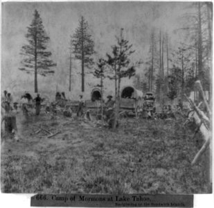 Camp of the Mormons at Lake Tahoe LCCN2002719271 photo