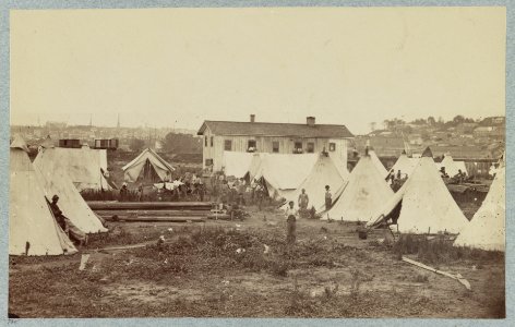 Camp of U.S. Military R.R. Construction Corp near Manchester, Va., April, 1865 LCCN2012648020 photo
