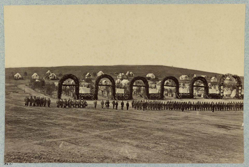 Camp of 44th New York Infantry near Alexandria, Va LCCN2012648035