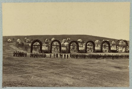 Camp of 44th New York Infantry near Alexandria, Va LCCN2012648035