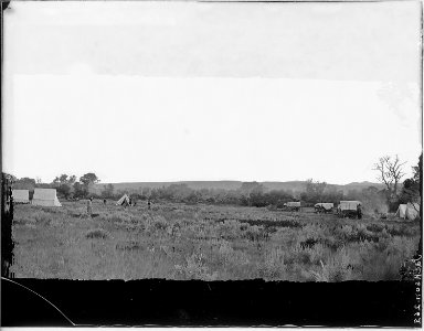 Camp on the La Bonte Creek, Converse County, Wyoming - NARA - 516872