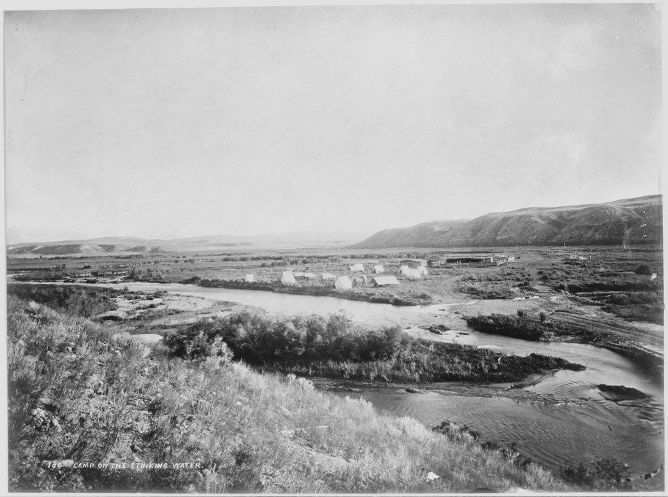 Camp on the Stinking Water - NARA - 516667