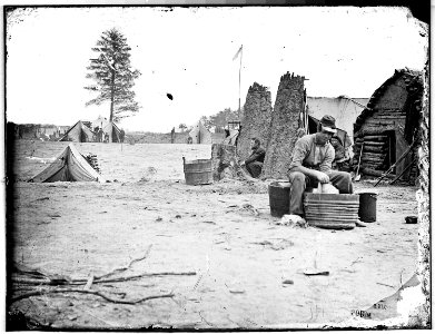 Camp scene - NARA - 524664