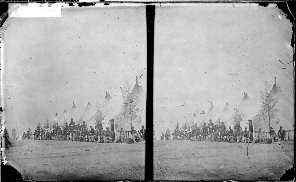 Camp scene - NARA - 527544