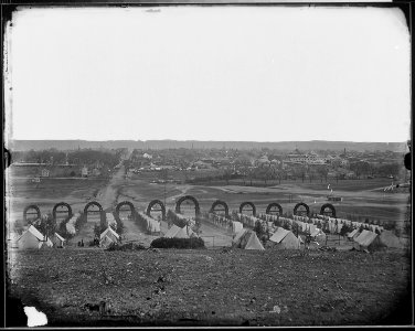 Camp of the 44th N.Y. Inf. near Alexandria, Va - NARA - 524564 photo