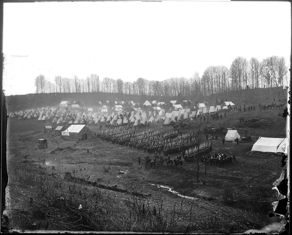 Camp scene, 2nd Maine Inf (4153827030)