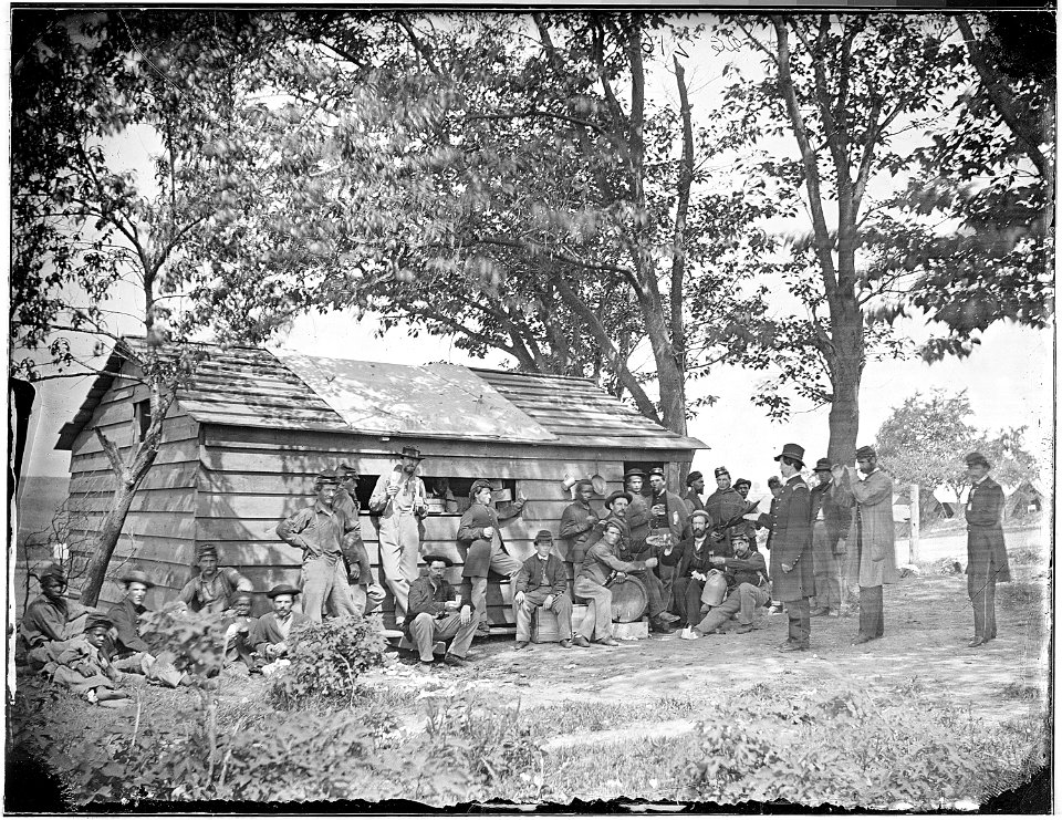Camp Scene, a Sutler's Store (3995374353)
