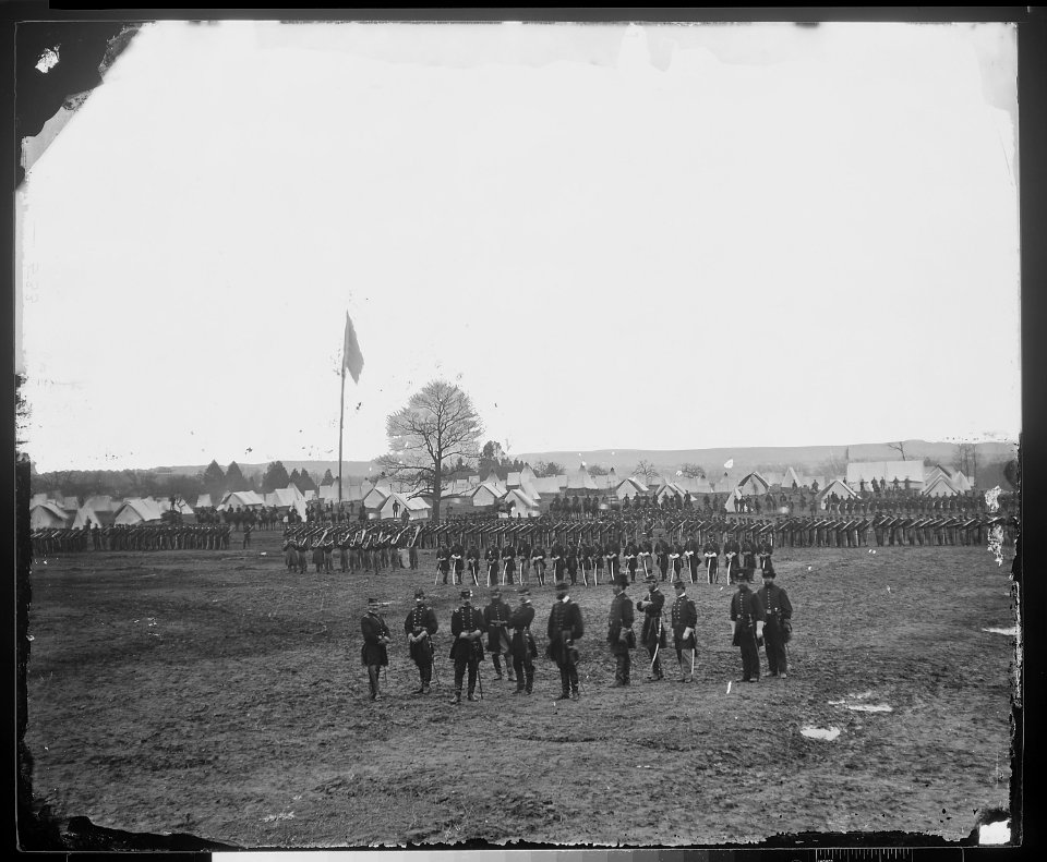 Camp scene, 7th. N.Y. Cavalry - NARA - 524921