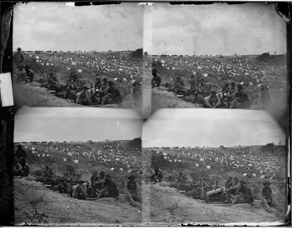 Camp scene, probably Belle Plain - NARA - 529323