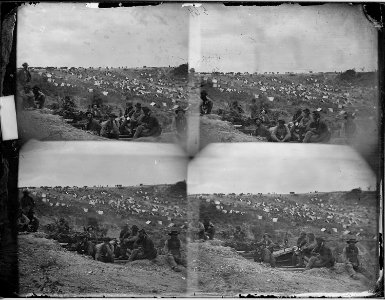 Camp scene, probably Belle Plain - NARA - 529323 photo