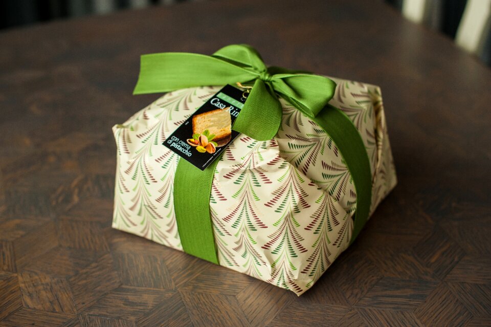 Box christmas brown gift