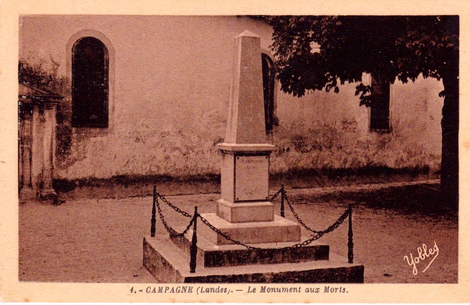 Campagne (Landes) - Monument aux morts