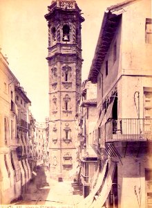 Campanar de Santa Caterina, València, J. Laurent, 1870
