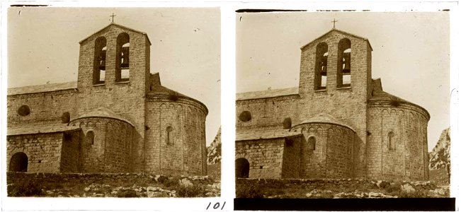 Campanar i absis de Sant Pere de Montgrony (AFCEC DEGOLLADA X 047)