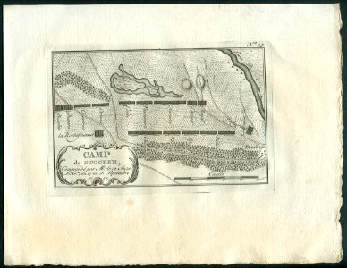 Camps topographiques de la campagne de MDCCLVII, en Westphalie. 1757, 09, 18. Camp de Stockem