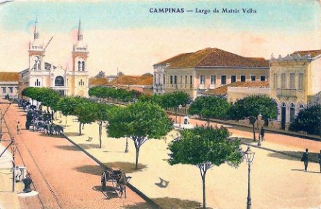 Campinas - Largo da Matriz velha (c.1900)