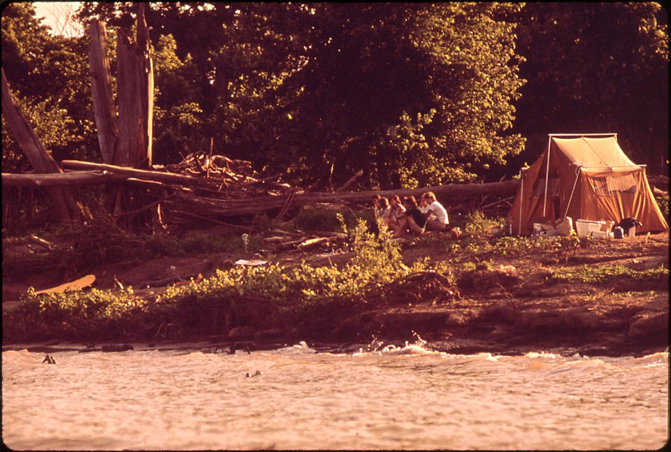 Camping-along-the-ohio-river-june-1972 7651230198 o