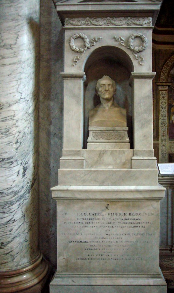 Campo Marzio - s M del Popolo tombe - Franz Ludwig Catel 1270789