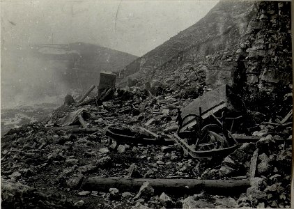 Campomoglon. Zerschossene italienische Krupp Mörser Batterie. (BildID 15639690)