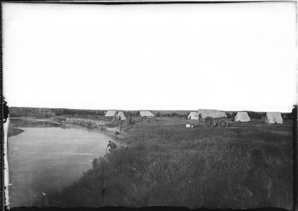 Camps of the 10th and 11th of September, 1870 near Church Buttes. - NARA - 516914