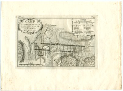 Camps topographiques de la campagne de MDCCLVII, en Westphalie. Plan No. 29 et No. 55