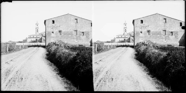 Camí que porta a l'església de Sant Martí de Provençals