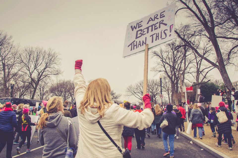 Protest unite signage