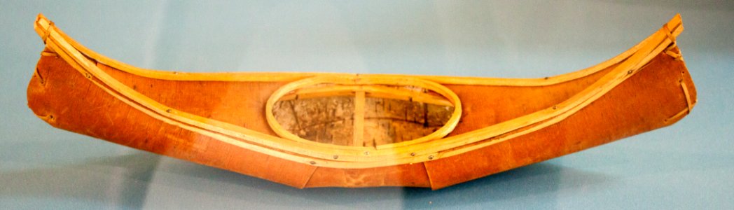 Canada, canoe, model in the Vatican Museums