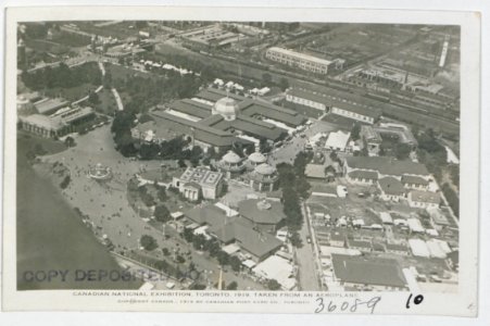 Canadian National Exhibition from the Air (HS85-10-36089) original photo