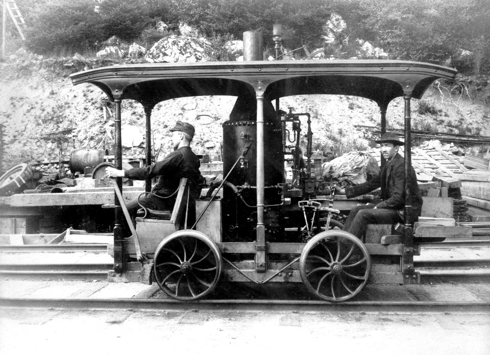 Canadian Pacific Railway's 'Jigger' in 1885, City of Vancouver B.C. Archives
